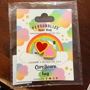 Care Bears Lug Heart Charm - Red and Pink